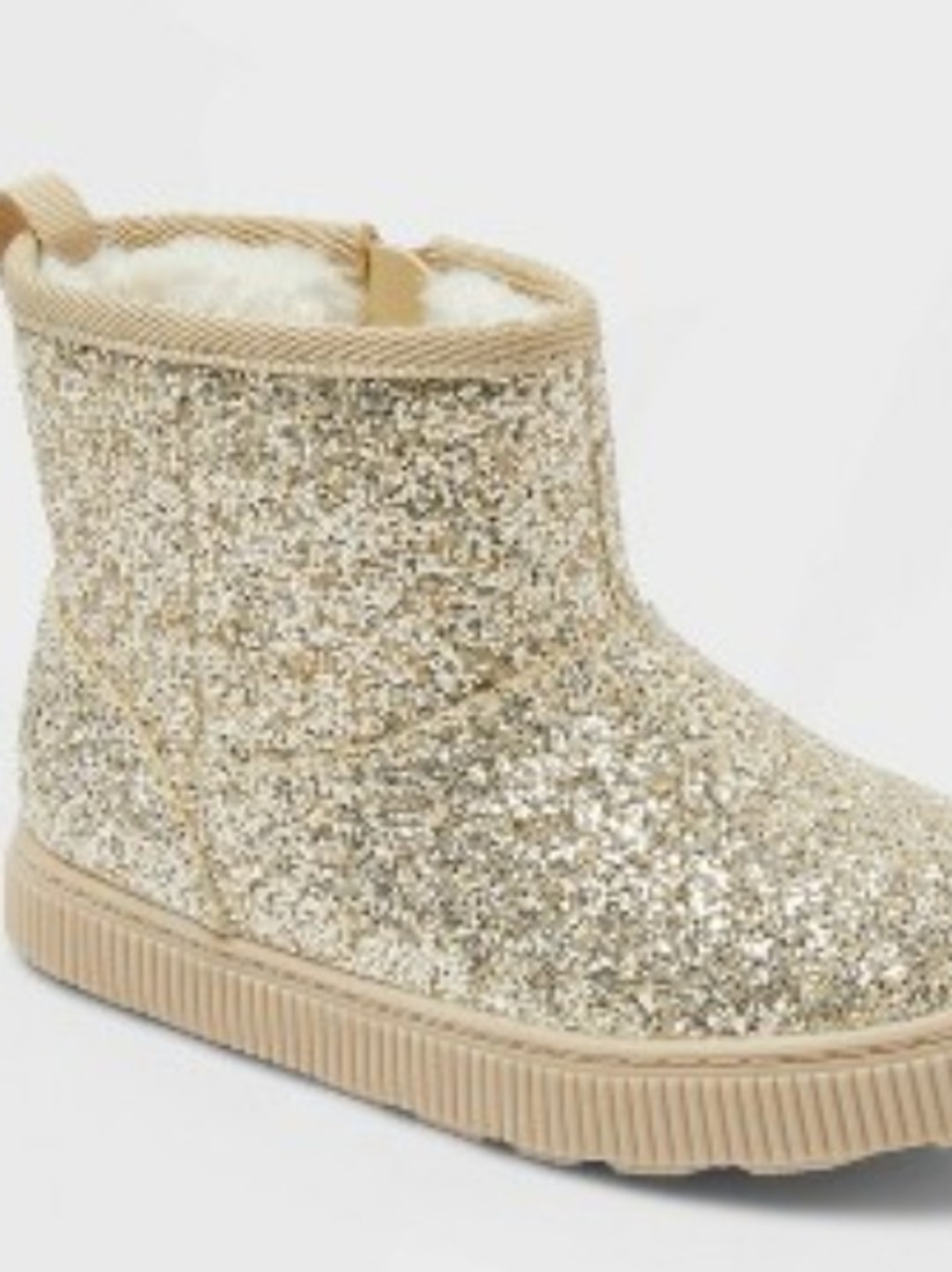 Toddler Arlo Booties - Cat & Jack™ Gold 7T